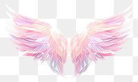 PNG Angel wing holography art lightweight creativity.