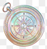 PNG Compass holography jewelry backgrounds accessories.