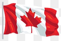 PNG Canada flag white background patriotism striped.