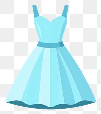 PNG Light blue dress fashion wedding shape.
