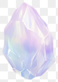 PNG  Lump of crystal gemstone mineral jewelry.