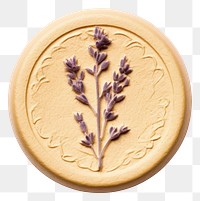 PNG Seal Wax Stamp Larkspur pattern plant white background.