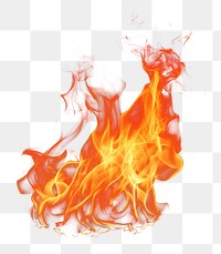 PNG  Fire flame fire bonfire black background