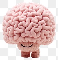 PNG Stuffed doll brain toy white background outdoors.