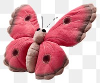 PNG Stuffed doll butterfly wildlife animal insect.