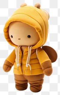 PNG Stuffed doll honey plush cute toy.