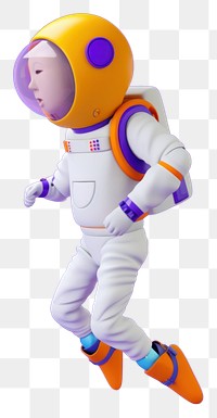 PNG  Astronaut cartoon sports clothing. AI generated Image by rawpixel.
