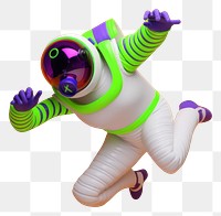 PNG  Astronaut cartoon toy representation. AI generated Image by rawpixel.