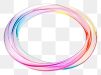 PNG Jewelry accessory abstract rainbow.