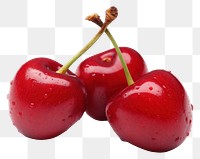 PNG  Ripe cherry fruit apple plant.