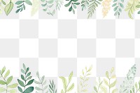 PNG Foliage plant pattern nature. AI generated Image by rawpixel.