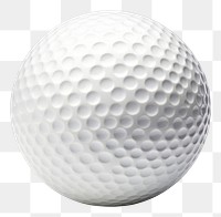 PNG  Golf ball sports white white background.