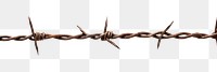 PNG Barbed wire white background forbidden weaponry.