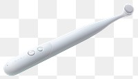 PNG Electric toothbrush white background hygiene device.