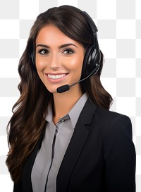 PNG Young british woman portrait headset adult.