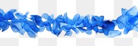 PNG Blue flower petals white background accessories accessory.