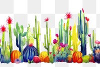 PNG Cactus plant white background creativity.