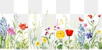 PNG Summer flowery vibes outdoors pattern nature.