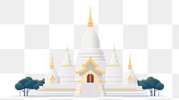 PNG  Wat architecture building pagoda. AI generated Image by rawpixel.