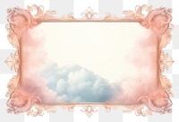 PNG  Clouds backgrounds frame paper. AI generated Image by rawpixel.