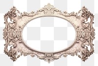 PNG  Victorian frame old white background