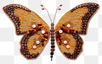 PNG Butterfly jewelry bead art. AI generated Image by rawpixel.