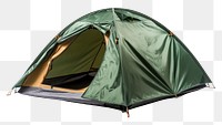 PNG Camping tent outdoors white background recreation. AI generated Image by rawpixel.