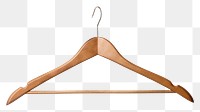 PNG Clothes wooden hanger white background simplicity coathanger. AI generated Image by rawpixel.