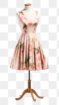 PNG Mannequin dress fashion gown. AI generated Image by rawpixel.