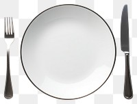 PNG Dinner Plate stainless steel Knife And Fork plate fork dinner. AI generated Image by rawpixel.