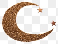 PNG Moon jewelry white background accessories. AI generated Image by rawpixel.