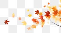 PNG Autumn leaves backgrounds falling maple. AI generated Image by rawpixel.