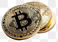PNG Bitcoin coin money white background accessories. AI generated Image by rawpixel.