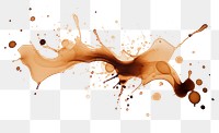 PNG Blots of coffee backgrounds ink white background. AI generated Image by rawpixel.