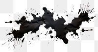PNG Blots of ink white background splattered silhouette. AI generated Image by rawpixel.
