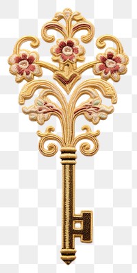 PNG Key gold white background architecture