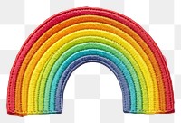 PNG Rainbow clothing white background creativity. 