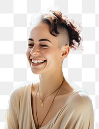 PNG  Inclusivity laughing smile adult. AI generated Image by rawpixel.