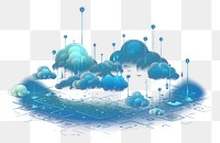 PNG  Cloud computing backgrounds technology cyberspace. AI generated Image by rawpixel.