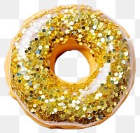 PNG  Donut bagel shape food. AI generated Image by rawpixel.