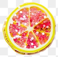 PNG  Lemon shape fruit plant. AI generated Image by rawpixel.