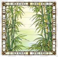 PNG Bamboo plant pattern window