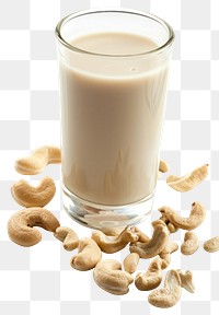 PNG Photo of cashew milk drink food nut.
