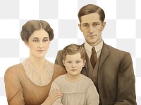 PNG Illustration of family painting portrait adult.