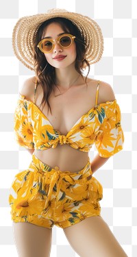 PNG Photo of woman wearing summer outfit swimwear bikini travel