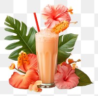 PNG Smoothie flower drink juice.