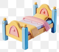 PNG Bed furniture white background playground.