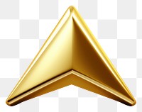 PNG Cursor icon gold shiny white background.