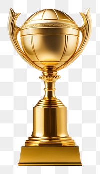 PNG Baseball trophy gold white background achievement.
