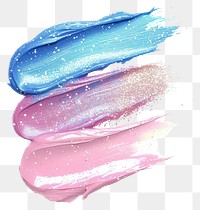 PNG Cute glitter brush stroke backgrounds paint white background.